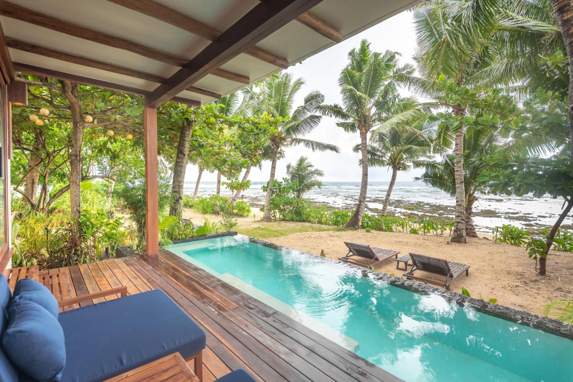 L'Osteria Luxe Beachfront B&B General Luna  Eksteriør billede